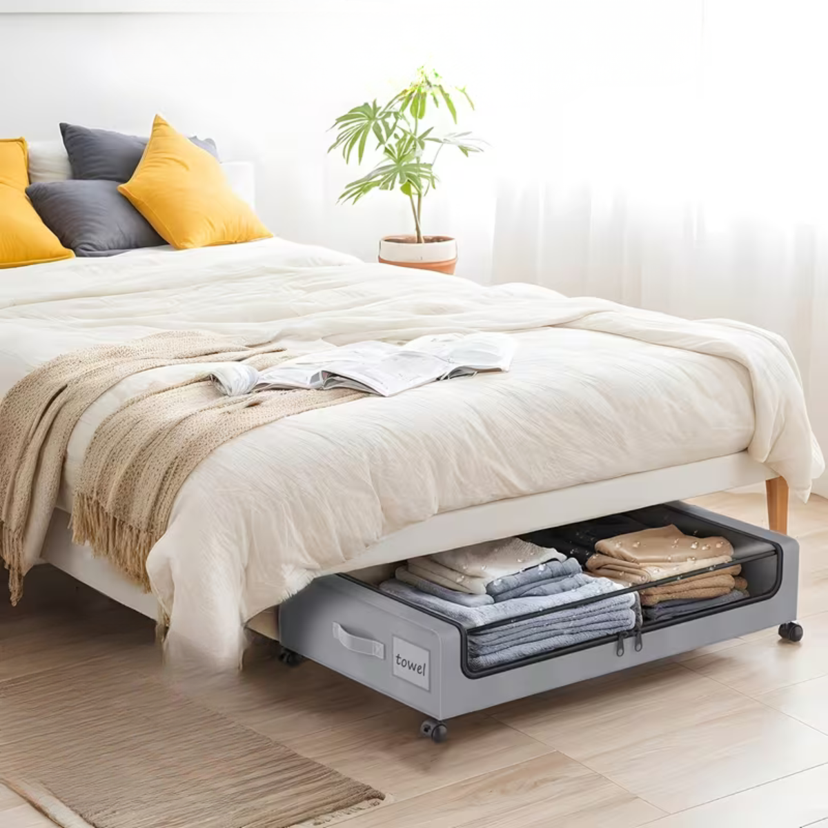 ™Livi | מיכלי אחסון מתחת למיטה